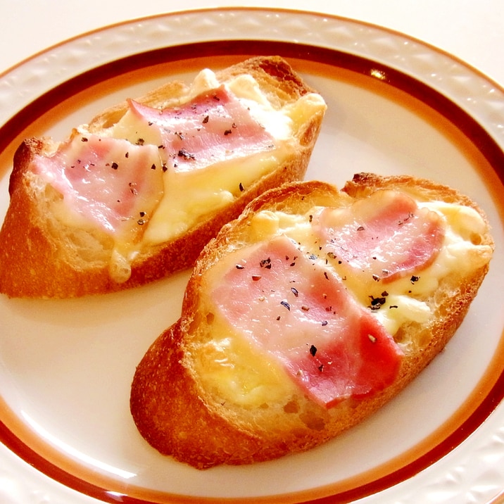 シンプルなベーコンチーズパン レシピ 作り方 By メリッコ 楽天レシピ